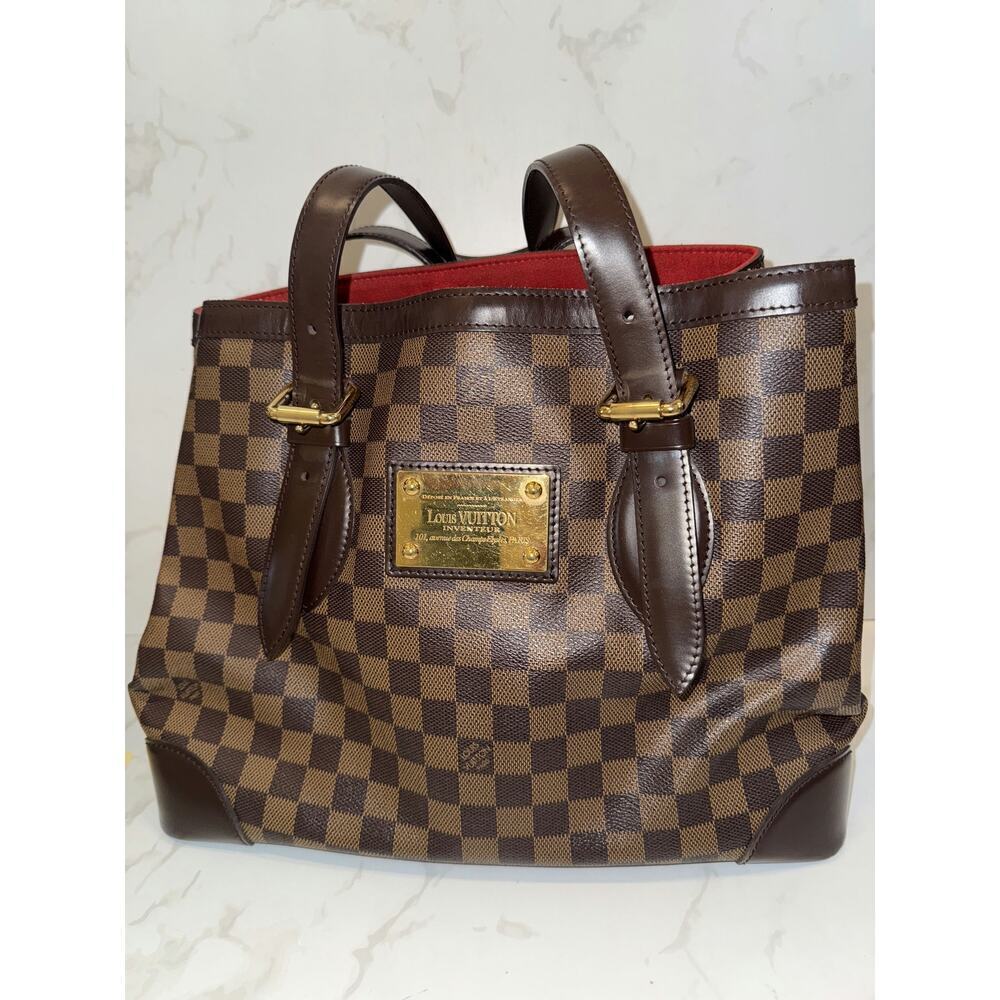 Louis Vuitton Damier Ebene Hampstead MM Tote - Excellent Condition